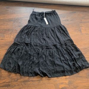 Black maxi skirt, new with tags.
